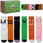 Paladone Minecraft Socks (6X Odd Socks) 3 Pairs 36-41 Unisex Gift Box Packaging