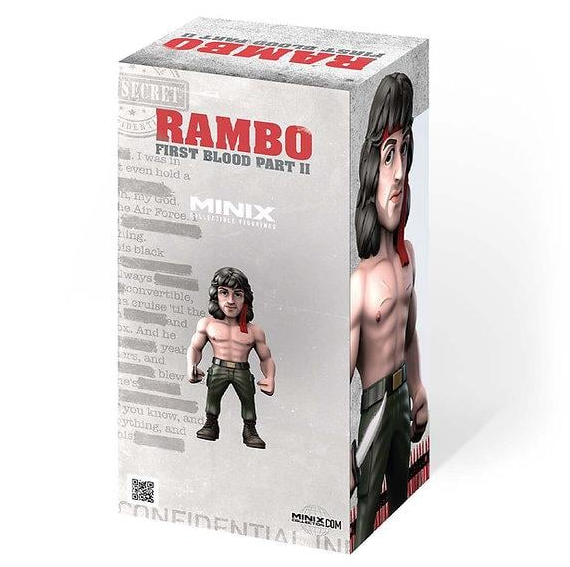 Minix Rambo Bandana - (Filme 109) Figur 12cm Statue Sammlerstück