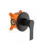 Feridras built-in shower mixer - Quatra series - Matte black with single-lever handle