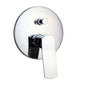 Recessed two-way shower mixer Kora model in chrome-plated brass