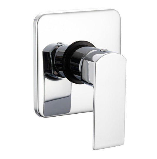 Built-in single-way shower mixer model 23 in chrome-plated brass