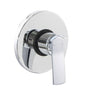 Built-in single-way shower mixer, Kora model, in chrome-plated brass
