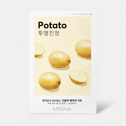 Missha Airy Fit Sheet Mask Potato – Maschera Viso Lenitiva 19g