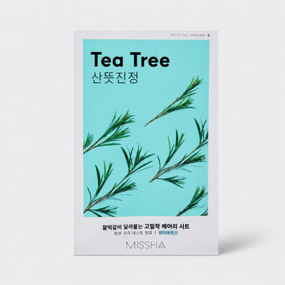 Missha Airy Fit Sheet Mask Tea Tree – Maschera Viso Purificante 19g
