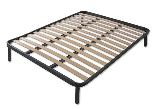 Double bed frame 160x190 cm – 13 birch slats
