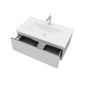 81cm wall-mounted bathroom vanity unit in grey