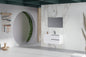 Symphony 100 cm wall-mounted bathroom vanity with two glossy white drawers