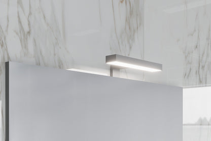 Mobile bagno sospeso Symphony 80 cm con due cassetti bianco lucido