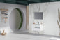 Symphony 80 cm Wall-Mounted Bathroom Vanity with Two Gloss White Drawers