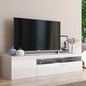 Daiquiri TV Stand – Glossy White, 150 cm, Made in Italy
