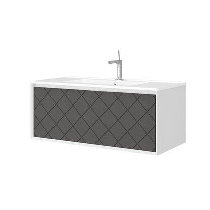 Base Mobile Bagno 101cm con Lavabo - Cassetto Gola Soft-Close