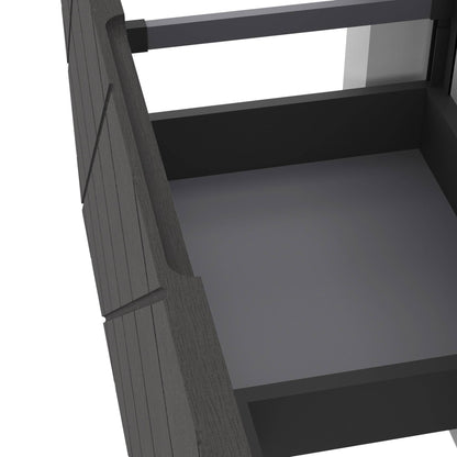 Mobile da bagno sospeso da 81cm colore lino