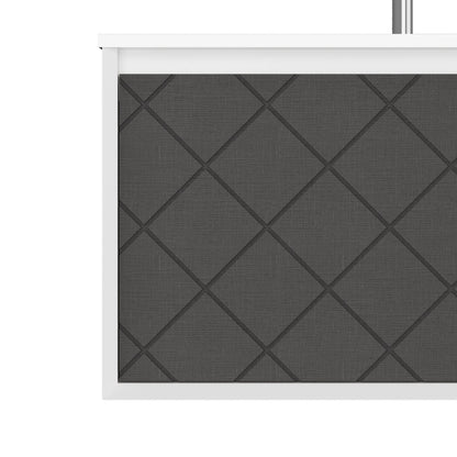 Mobile da bagno sospeso da 81cm colore lino