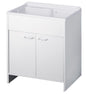 80x50cm 2-door Garden laundry cabinet kit for indoor and outdoor use, practical and durable