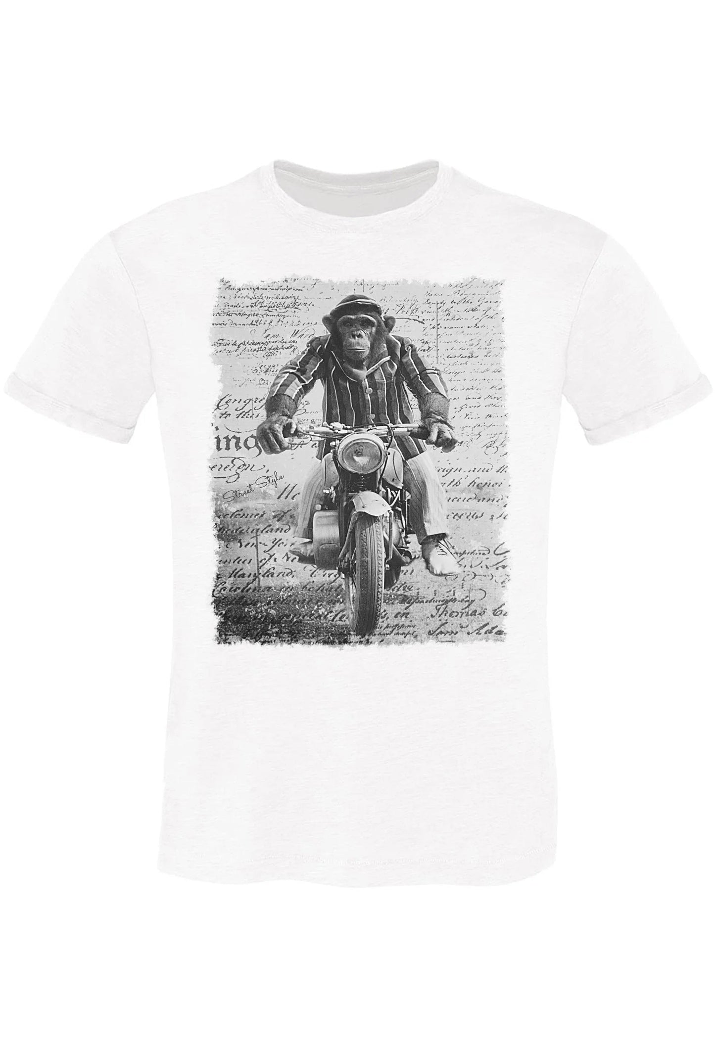 Monkey Dream Moto - T-shirt Uomo Urban 100% Cotone