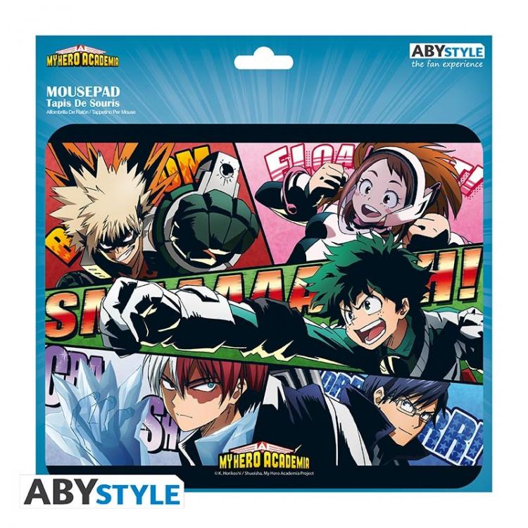 Abystyle Tappetino Mouse Pad Mousepad Gaming Anime Manga My Hero Academia Comics