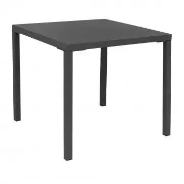 Tavolo Manchester impilabile 80 X 80 in acciaio verniciato a polvere