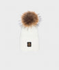 RefrigiWear Snow Flake Hat B05518 MA9083 A00010 Donna Bianco - Berretto con Pompon