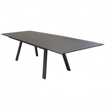Tavolo rettangolare Zante allungabile 200/300 x 110 in alluminio