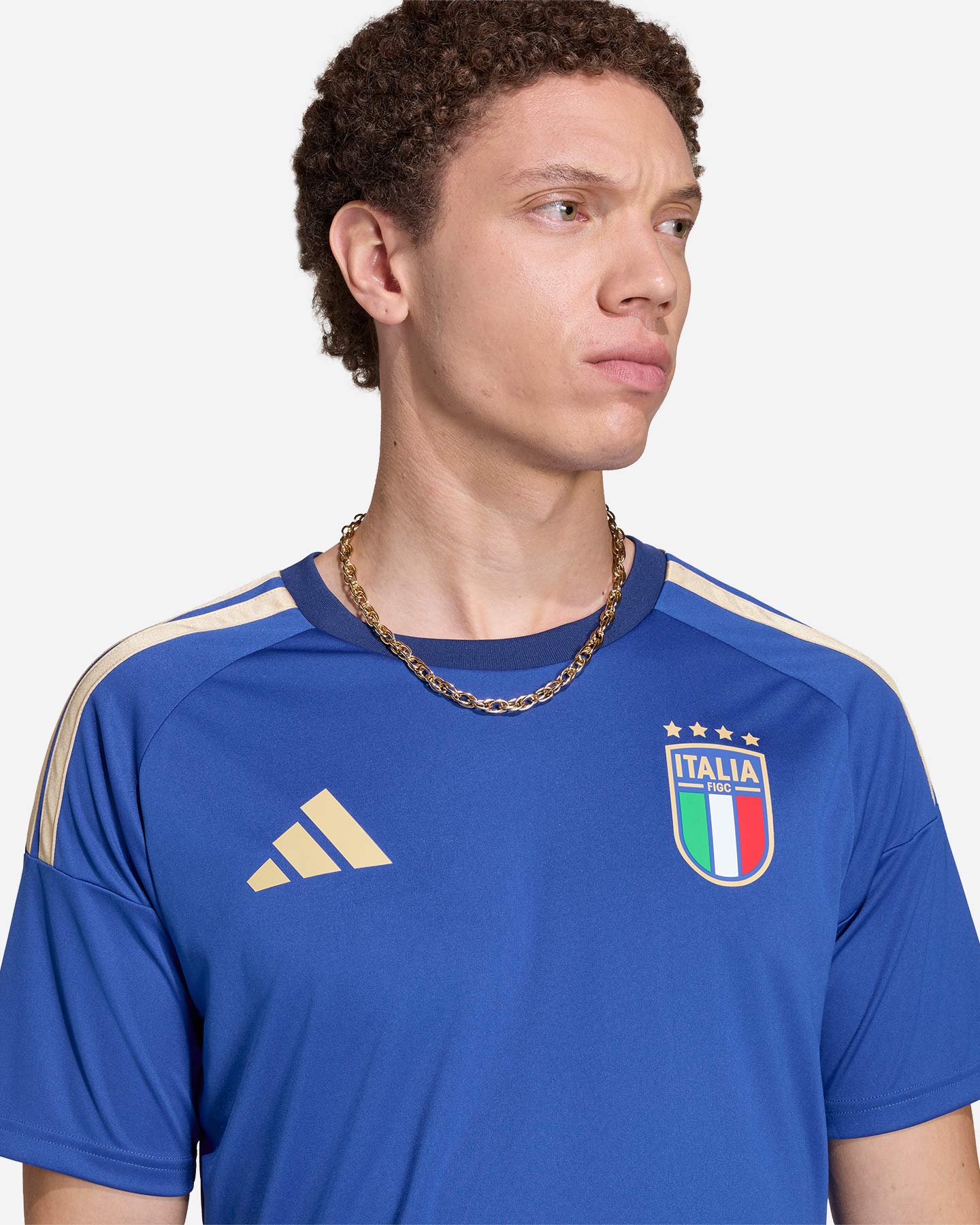 Adidas Maglia Italia FIGC Home Fan JY7588 - Uomo Azzurro 2026