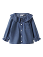 name it NMFSOPHY 13250601 Blu - Long Sleeve Denim Shirt for Girls 2-7 Years