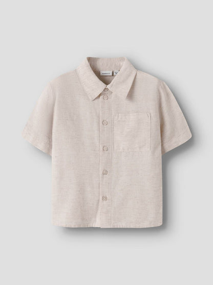 name it camicia manica corta da bimbo Faher 13227254 Peyote Melange