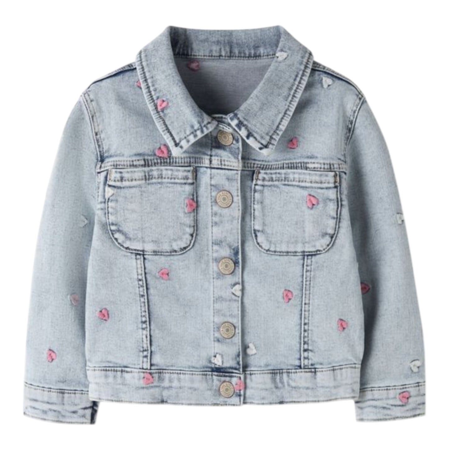 name it giubbini in jeans da bambina 13250731 blu chiaro