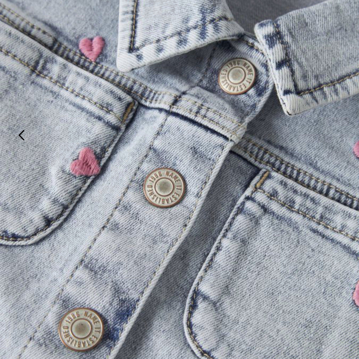 name it giubbini in jeans da bambina 13250731 blu chiaro