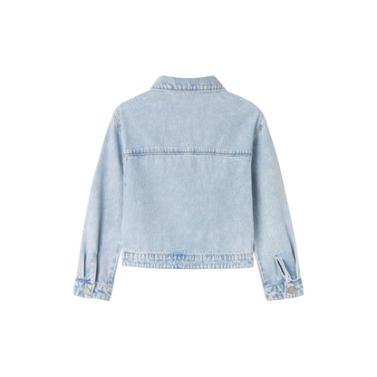 name it giubbino in jeans da bambino Mila 13237177 blu chiaro