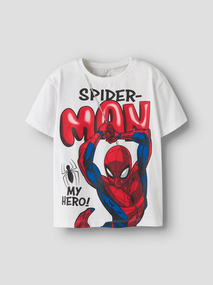 Name It T-Shirt Bambino Marvin Spider Bianca - 13254158