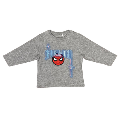 name it maglietta in cotone manica lunga da bambino Jacinto Spider 13238420 grigio