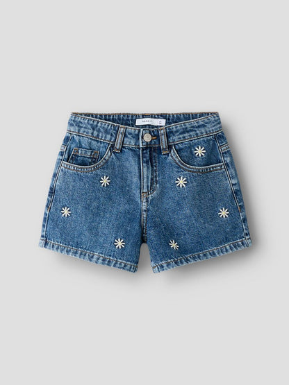 name it pantaloncino denim da bimba NKFBELLA 13229316 blu medio