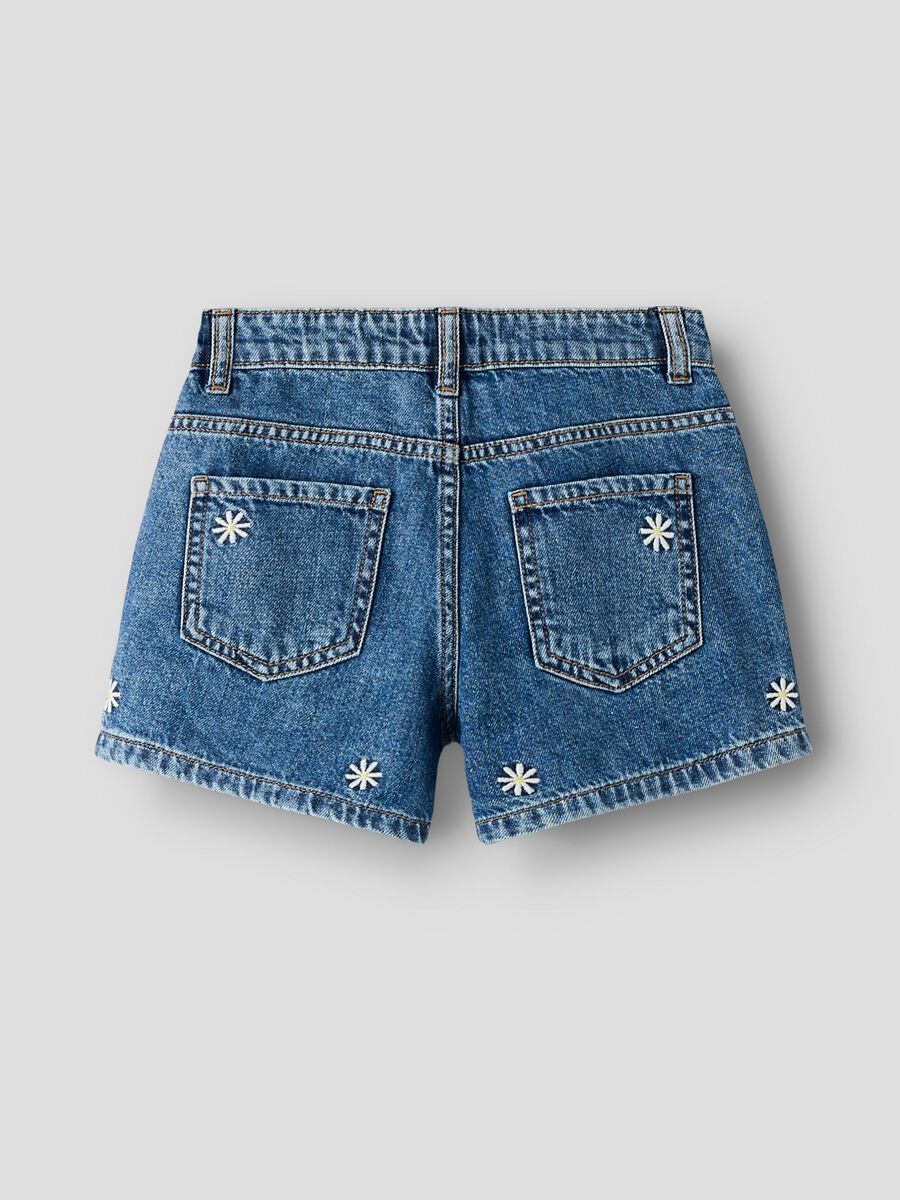 name it pantaloncino denim da bimba NKFBELLA 13229316 blu medio