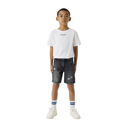 name it pantaloncino in denim da ragazzo SILAS 13225800 nero slavato