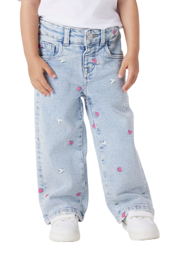 Name It Pantalone Jeans Bambina 13250733 Blu Chiaro
