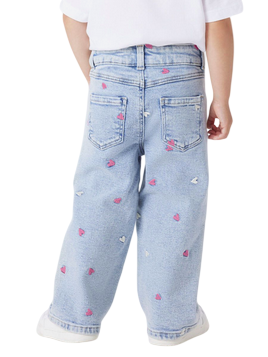 Name It Pantalone Jeans Bambina 13250733 Blu Chiaro