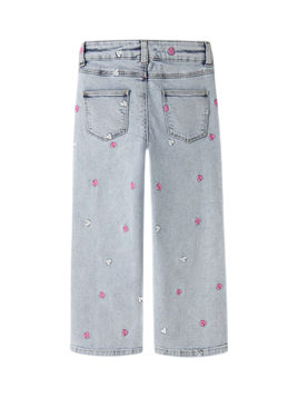 Name It Pantalone Jeans Bambina 13250733 Blu Chiaro