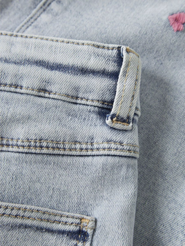 Name It Pantalone Jeans Bambina 13250733 Blu Chiaro