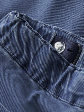 Name It Pantalone Jeans Bambino 13250595 Blu Medio Wide-Fit Elastico 2-7 anni