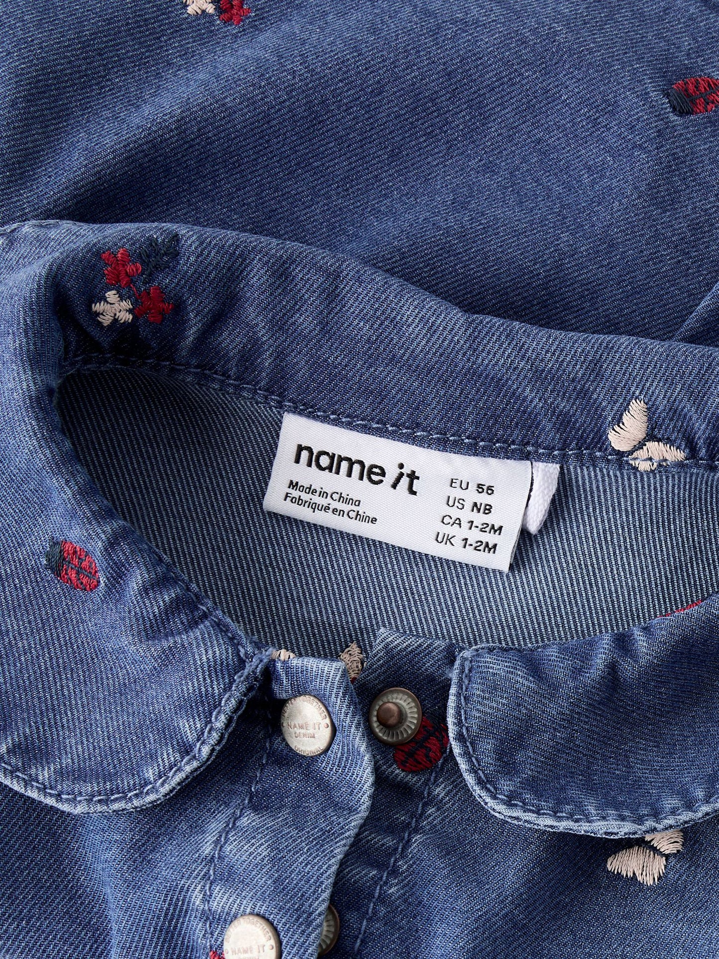 Name It Vestito Neonata Jeans Blu Falva - 13255131