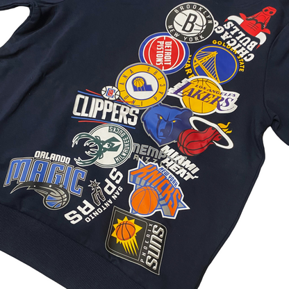 name it felpa leggera con cappuccio da bambino Justy NBA 13232228 blu