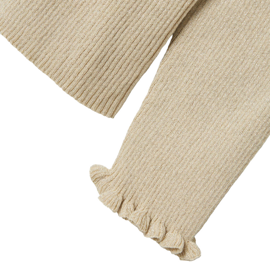 name it maglia pullover da ragazza con delux 13223077 sabbia