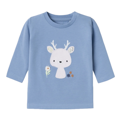 name it maglietta maniche lunghe da bambina KYRAH 13231528 celeste