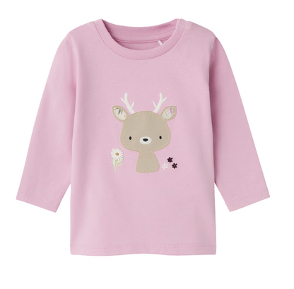 name it maglietta maniche lunghe da bambina KYRAH 13231528 lavanda