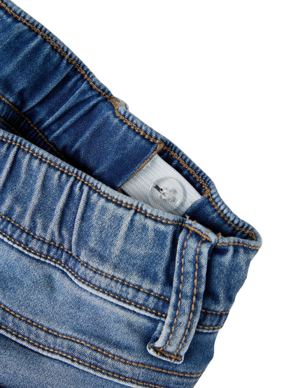 name it pantalone jeans con elastico da bambino 13197238 blu chiaro
