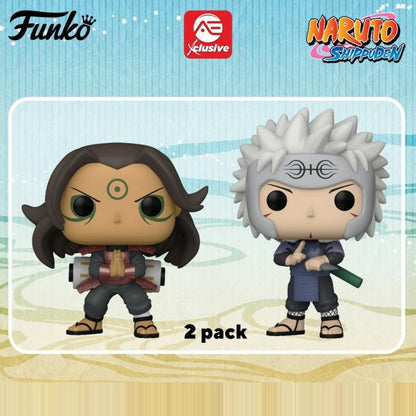 Funko Pop ! Animation Naruto Shippuden 2 Pack Hashirama & Tobirama Exclusive 9Cm