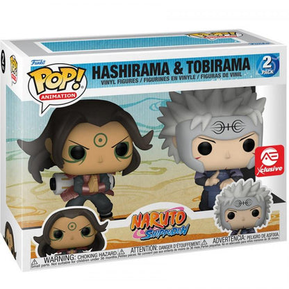 Funko Pop ! Animation Naruto Shippuden 2 Pack Hashirama & Tobirama Exclusive 9Cm