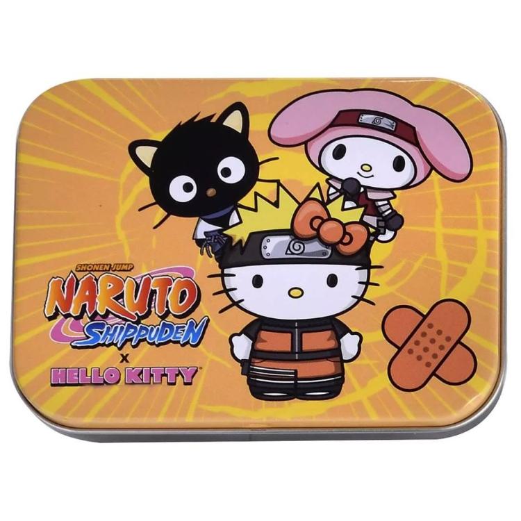 Naruto Shippuden X Hello Kitty Box 24 Pflaster sterile Wundauflagen Gadget
