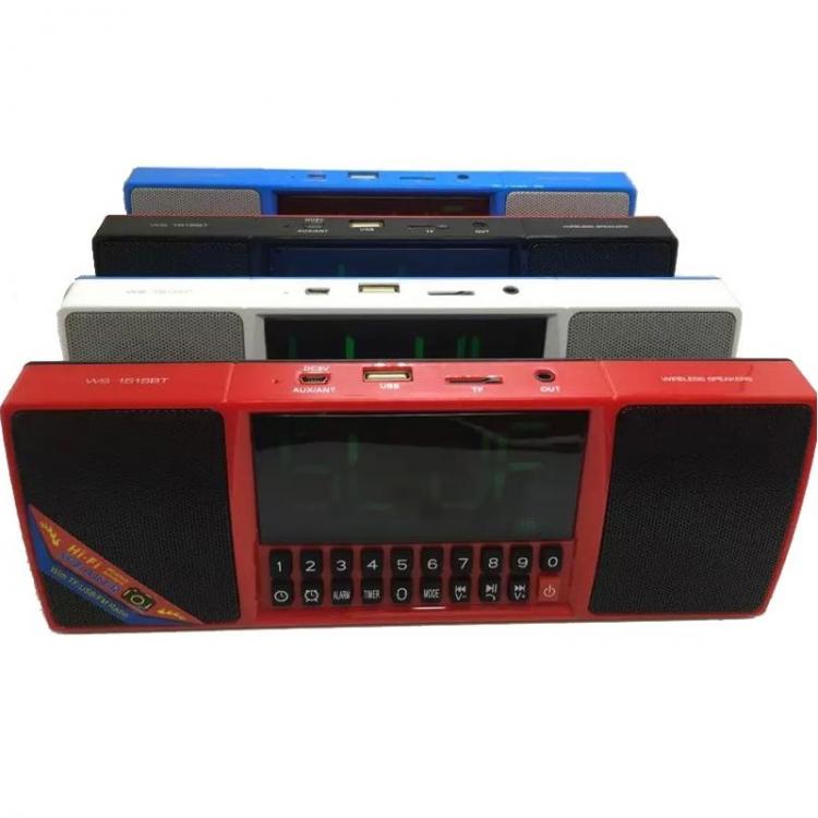 BLUETOOTH SPEAKER WITH DISPLAY, HANDS-FREE PHONE, USB, SD, MP3, FM RADIO, SMARTPHONE COMPATIBLE