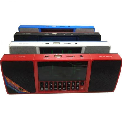 BLUETOOTH SPEAKER WITH DISPLAY, HANDS-FREE PHONE, USB, SD, MP3, FM RADIO, SMARTPHONE COMPATIBLE